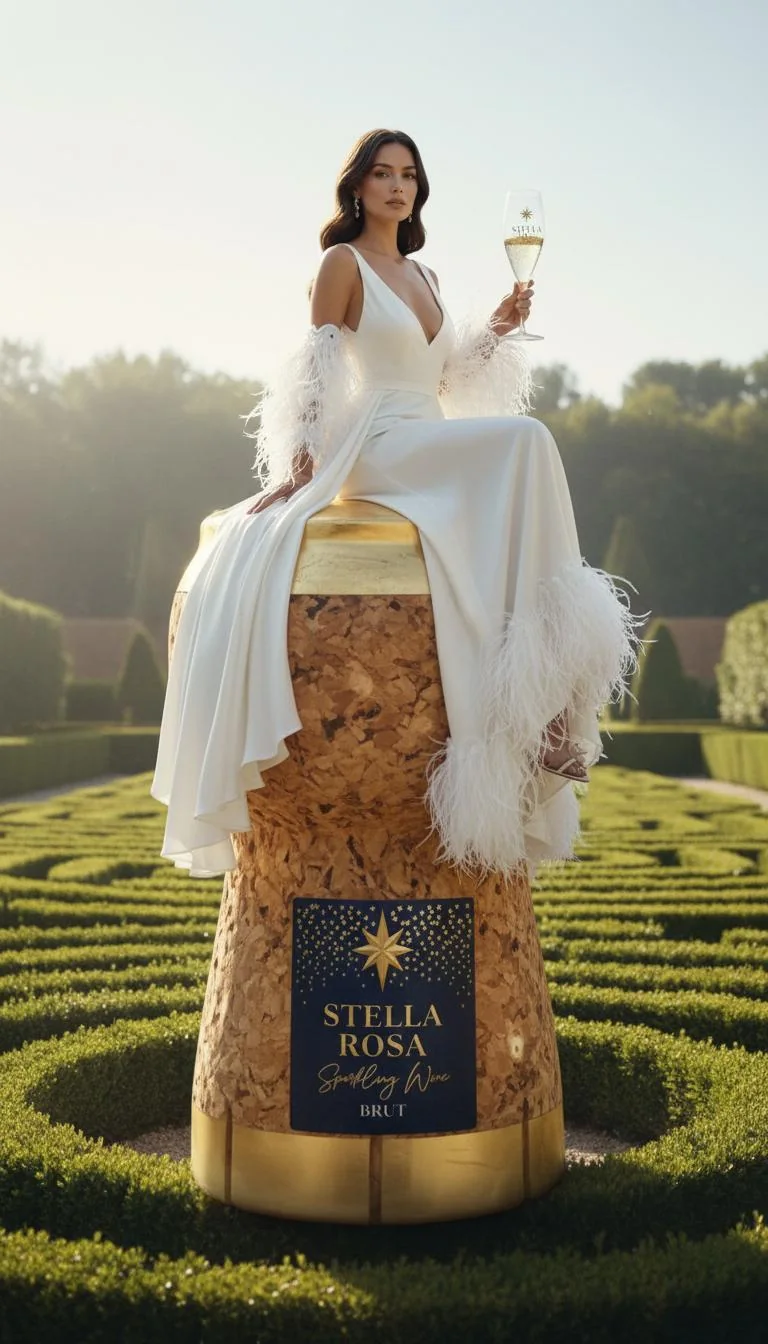 Stella Rosa · silk and feather