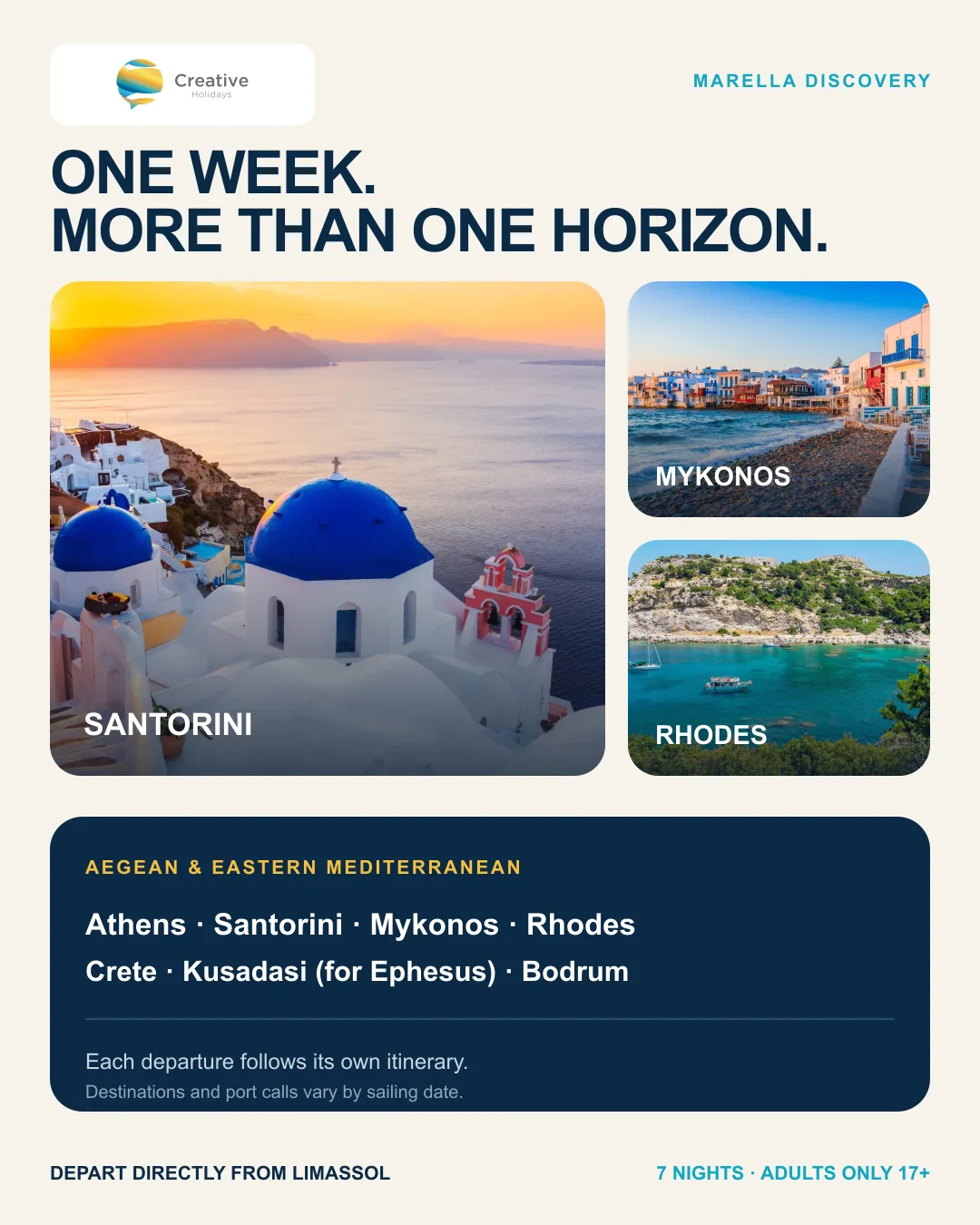 Marella · destinations