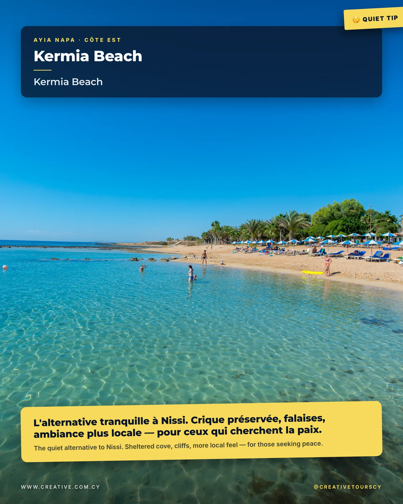 Ten beaches · the list