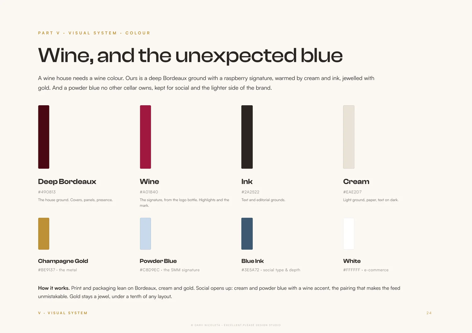 Wine & More — The brand book, page 6