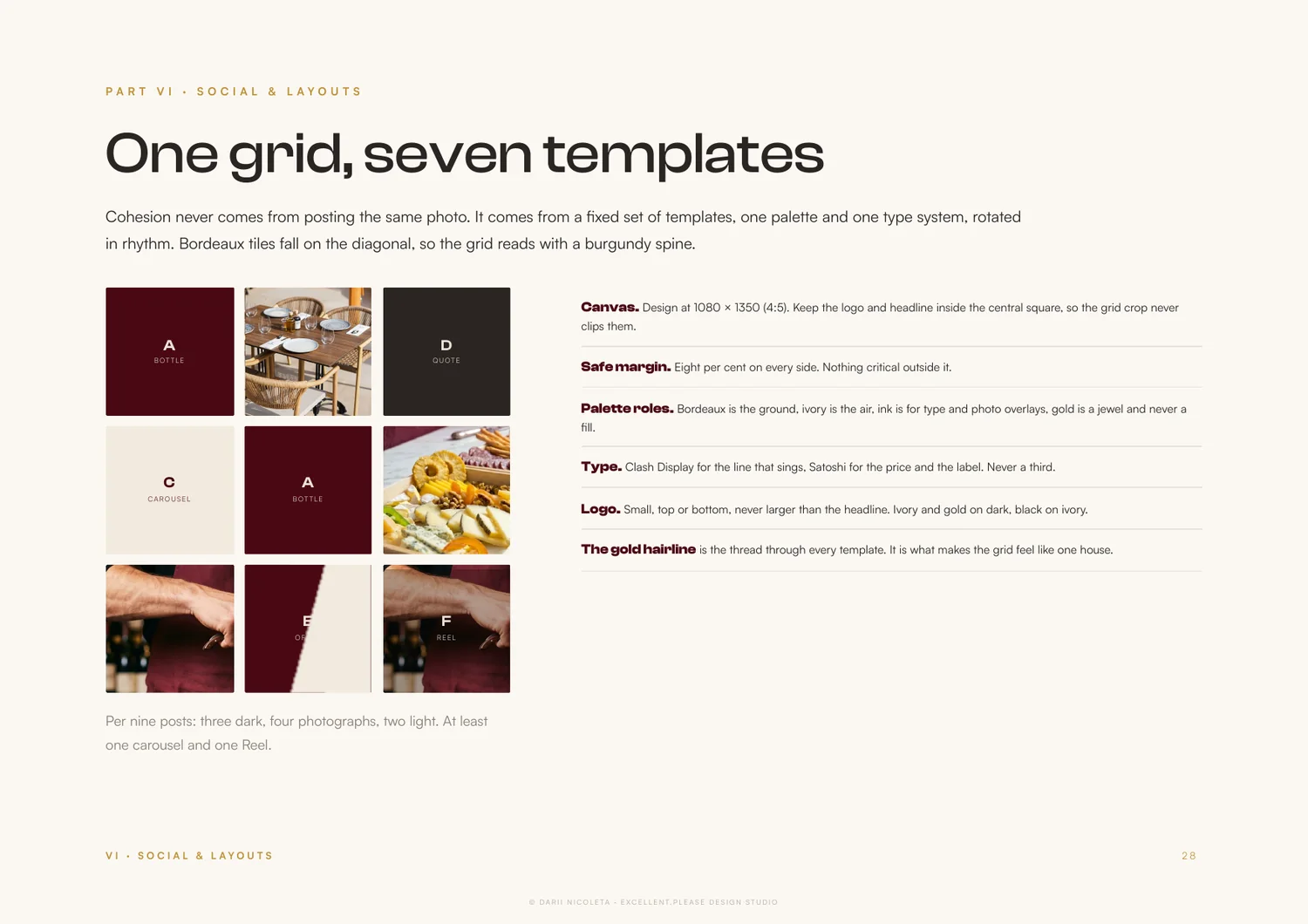 Wine & More — The brand book, page 9