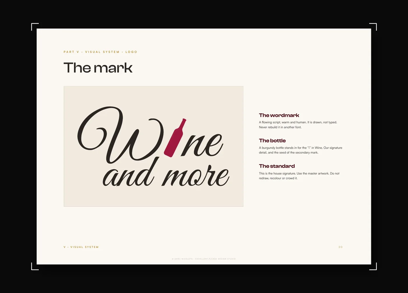 The mark